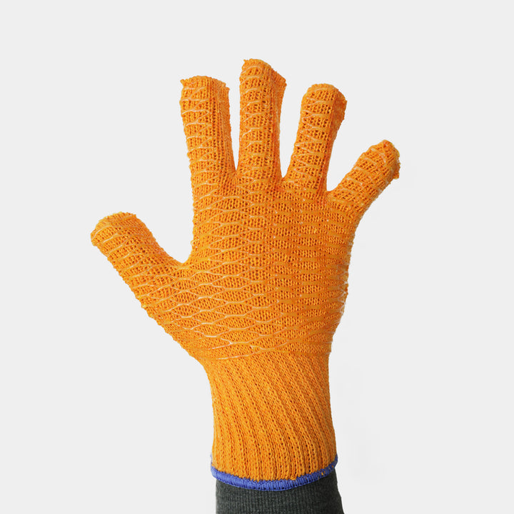 Honeycomb Knit Glove 12 Pack Knitted PVC Grip Work Cold Storage Picking Glove Palm