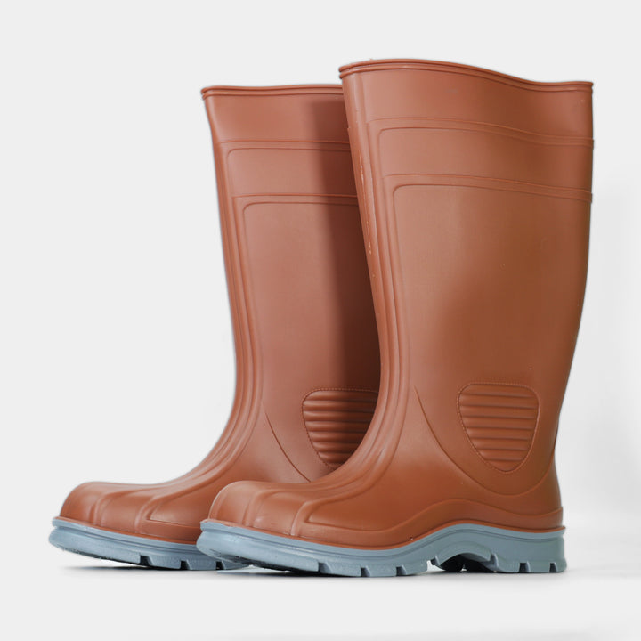Epik Workwear Red Chem Safety Boot Steel Toe Like Protection Slip Resistance Pair Front