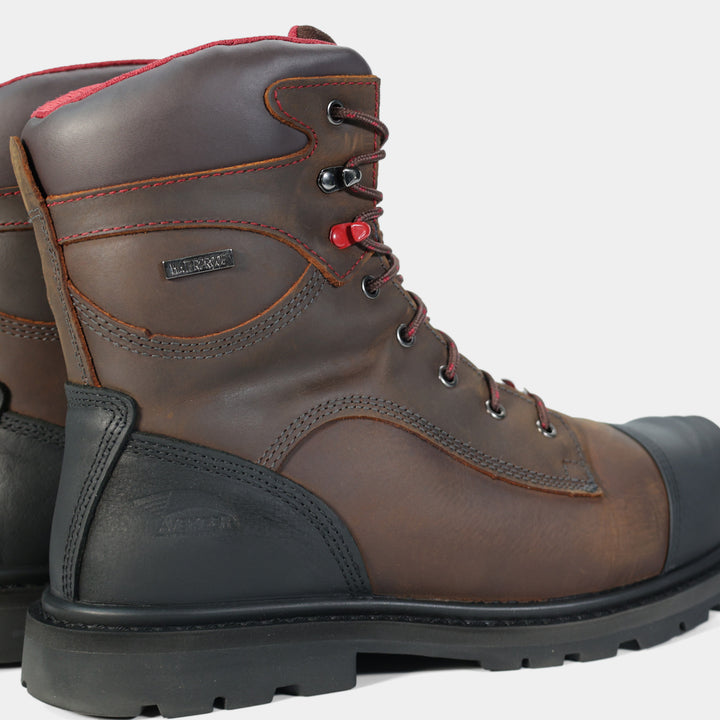 Epik Workwear Hammer Freezer Boot Brown Leather Insulated 1000G Insulation Slip Resistant Work Footwear Ankle Support Close