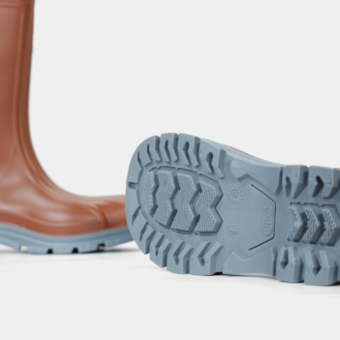 Epik Workwear Red Chem Safety Boot Steel Toe Like Protection Slip Resistance Sole Tread Bottom