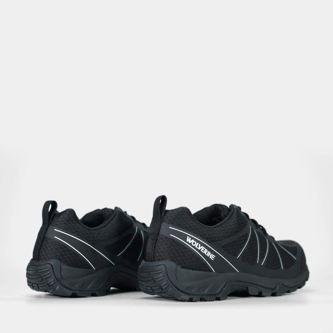 Amherst Work Shoe Epik Workwear Safety Toe Black Pair Back