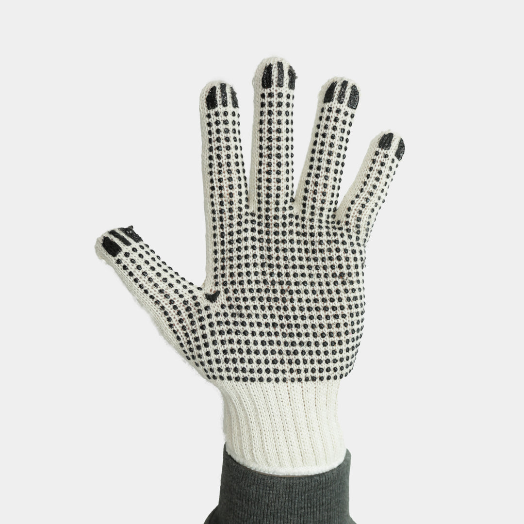 Cotton Polyester String Knit, 1 Sided PVC Dot Grip (12/ea) Epik Workwear