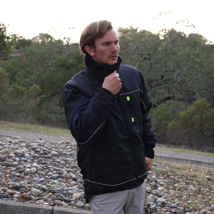 Epik Workwear Black Insulated Freezer Jacket