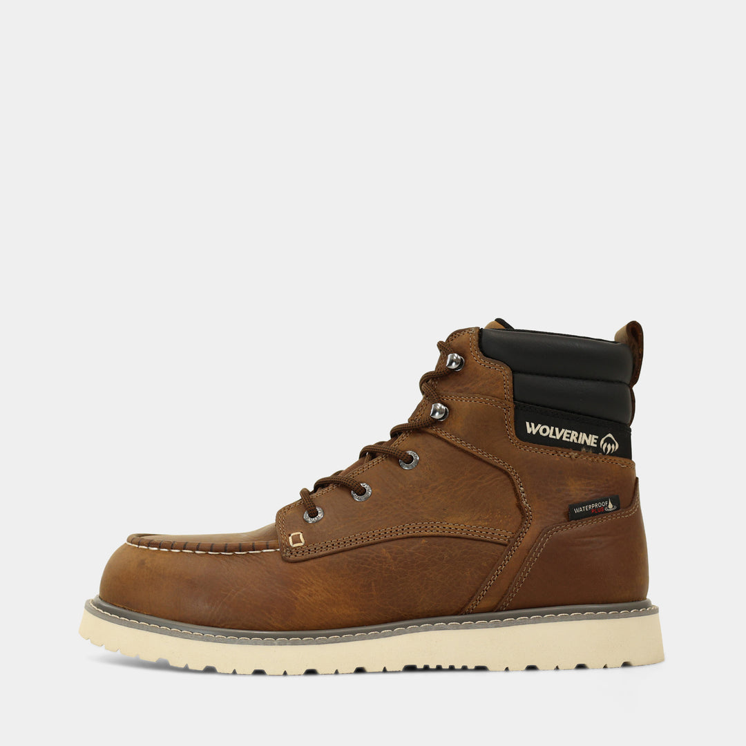 Trade Wedge Steel Toe Sudan Brown Boot
