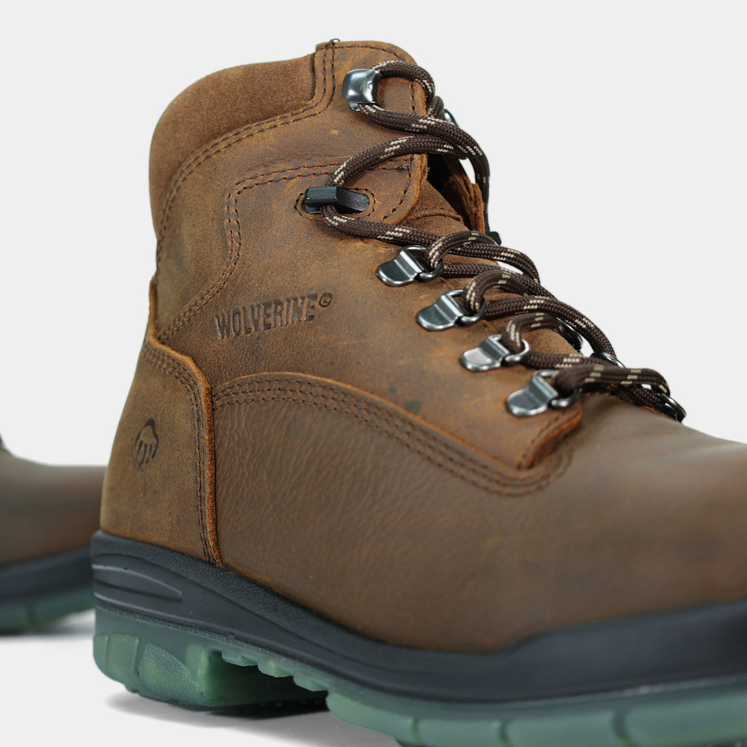 I-90 Safety 6 Boot - Durable, comfortable, and safe work boots Epik Workwear lace close up