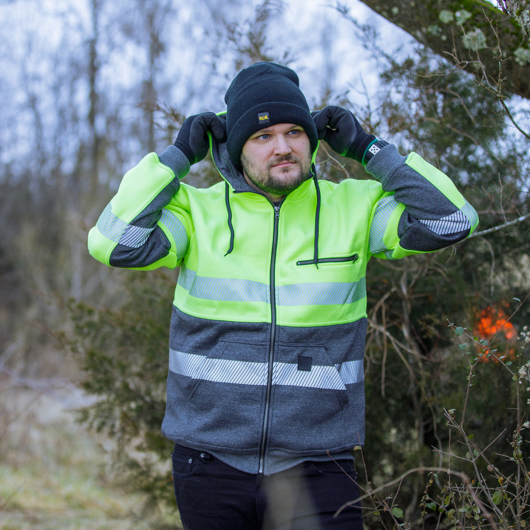 Epik Workwear Peak 2.0 Hi Vis ANSI Class 2 work hoodie