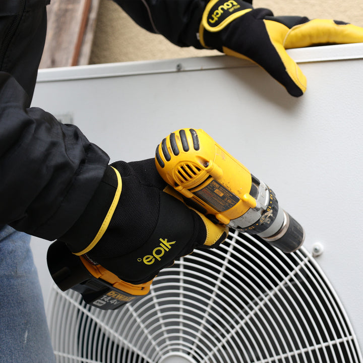 Epik Workwear Insulated Leather Work Gloves Freezerwear Flex