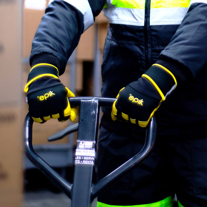 Epik Workwear Insulated Leather Work Gloves Freezerwear