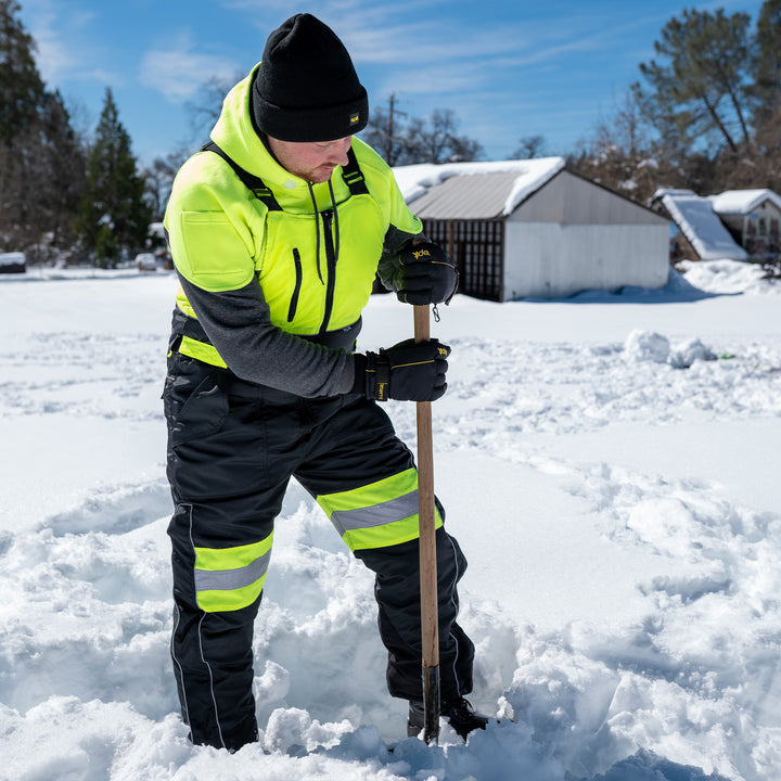Epik Workwear Hi Vis Insulated Bib Overalls for Cold and Freezing Temperatures