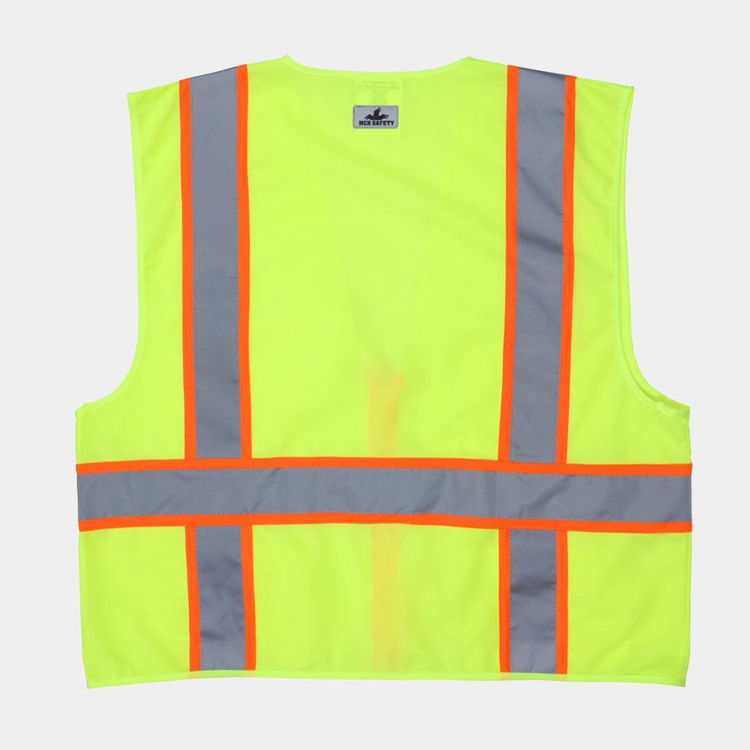 Premium Solid Surveyor Safety Vest With Zipper