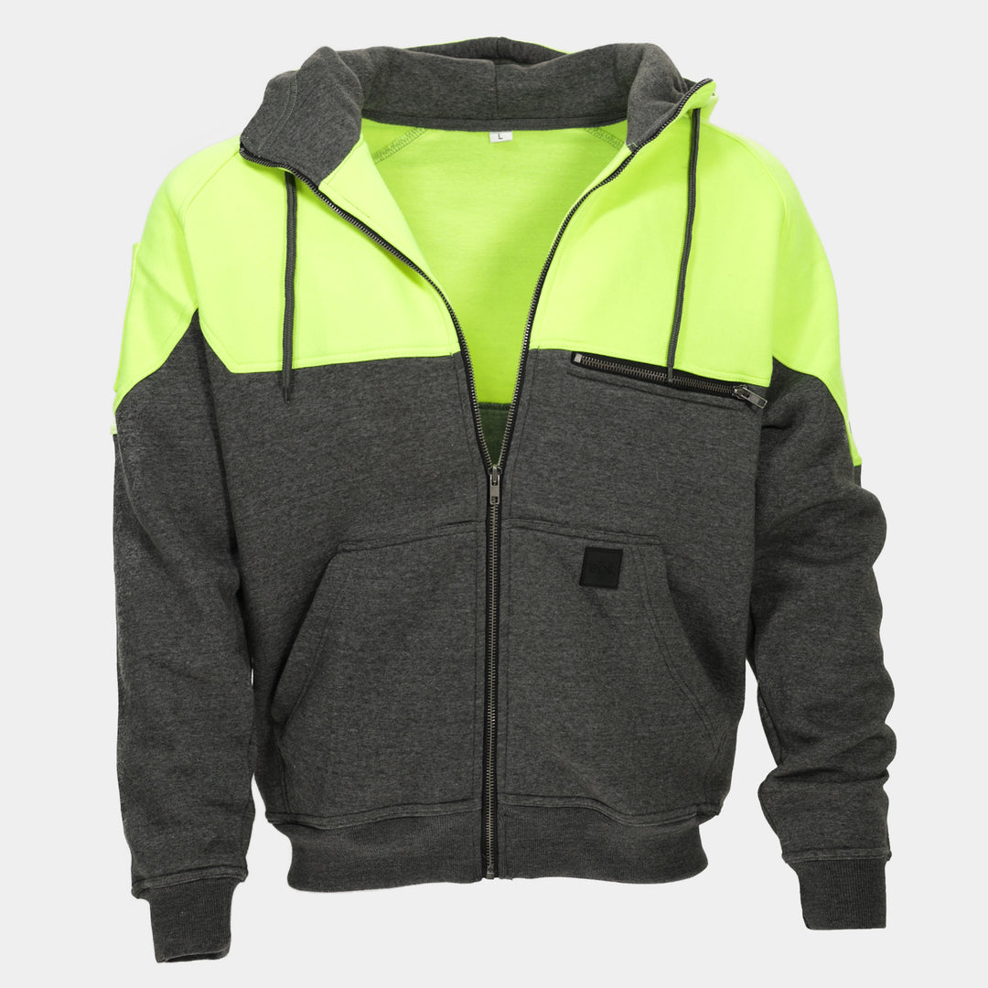 Epik Hi Vis Yellow Peak Hoodie Cut Out