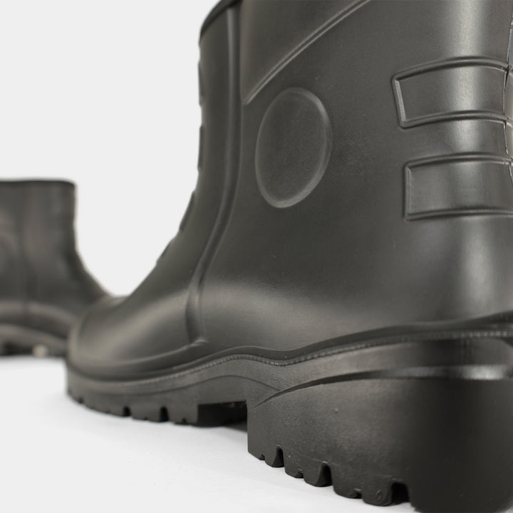 Epik Pace Safety Short Boot in Black Close Polyurethane