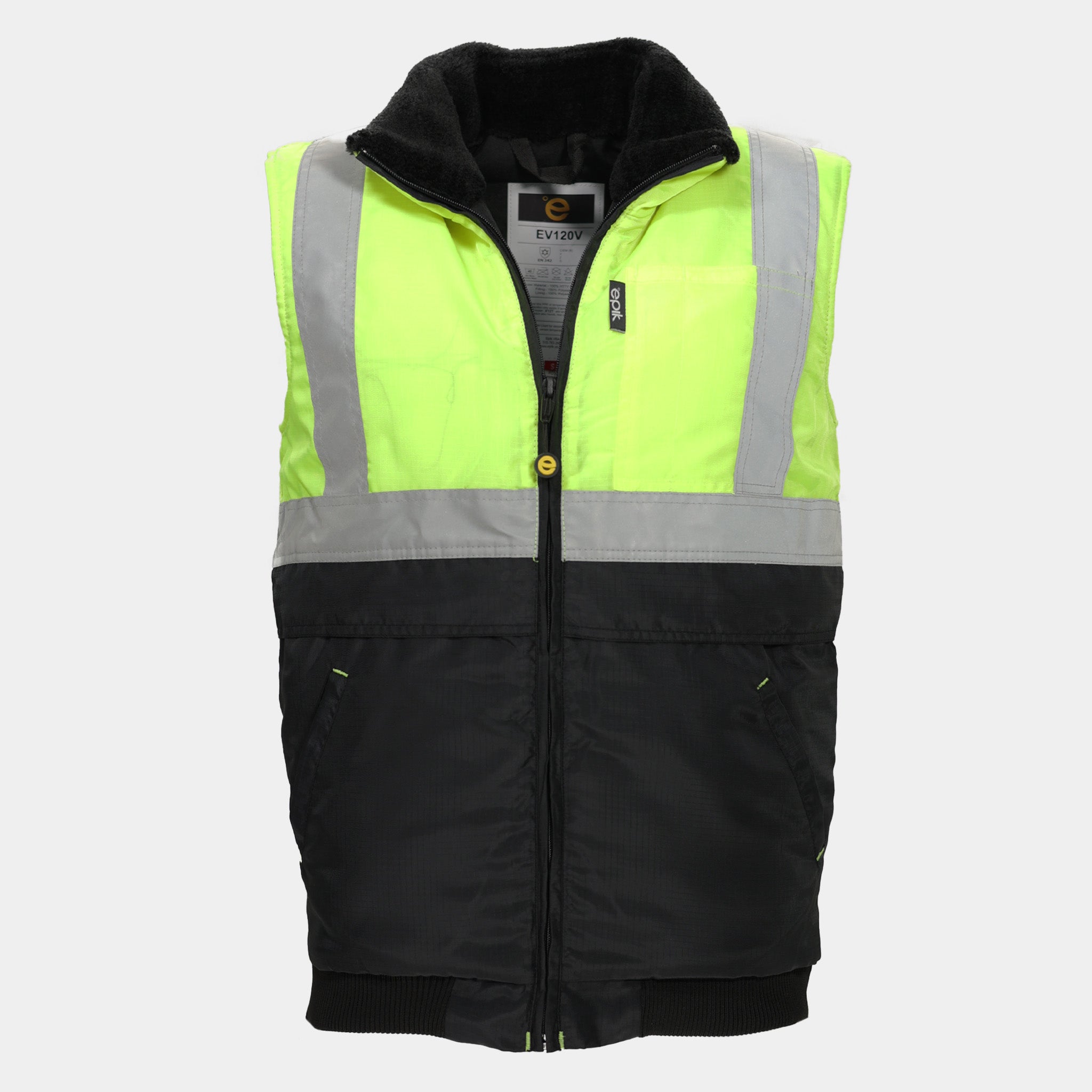 Epik Reflex Vest - Hi Vis Insulated Cooler Work Vest – Epik Workwear