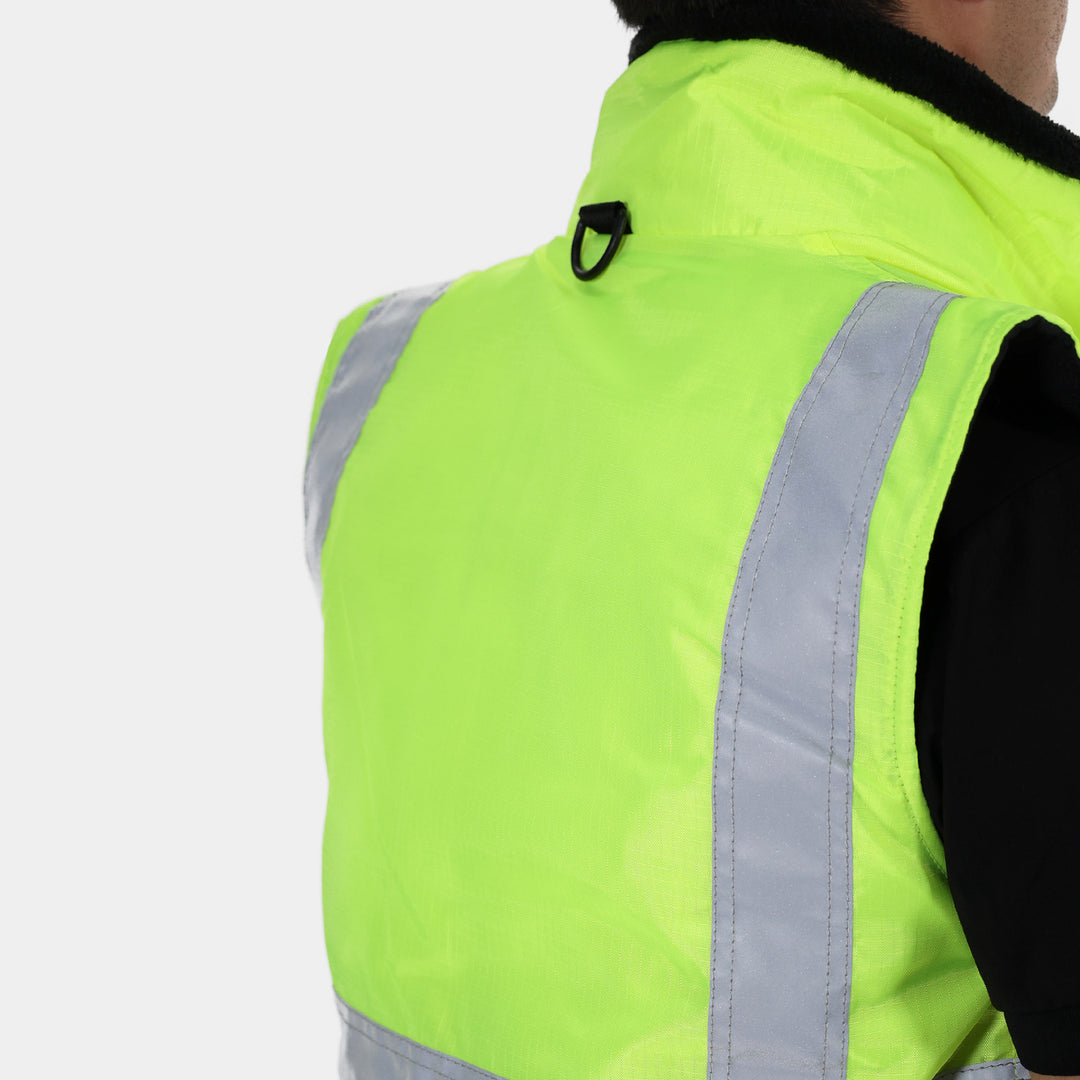 Epik Reflex Hi Vis Yellow Vest Back Hook