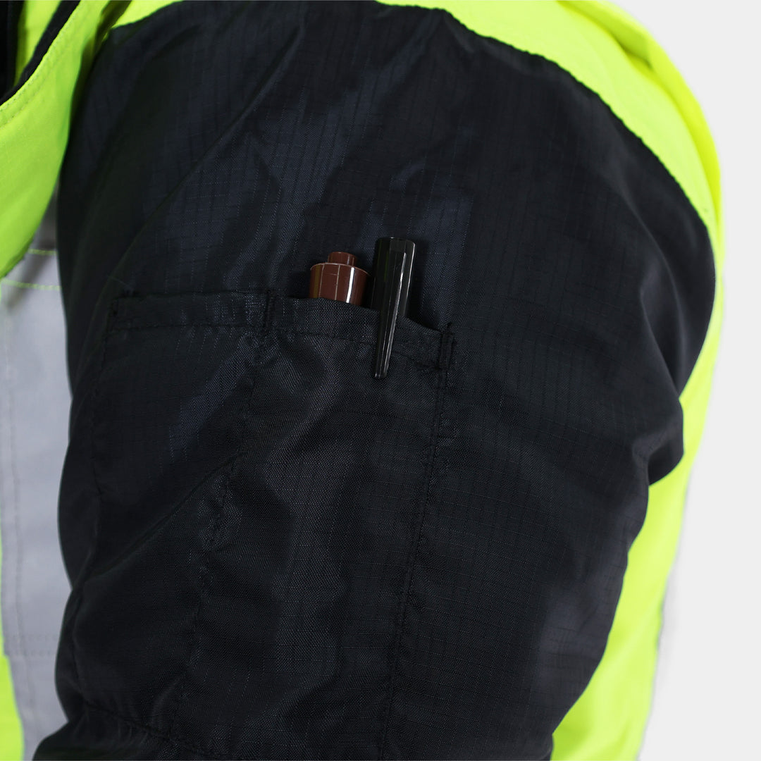 Epik EV300 Reflex Pro Freezer Hi Vis Yellow Jacket Pen Holder