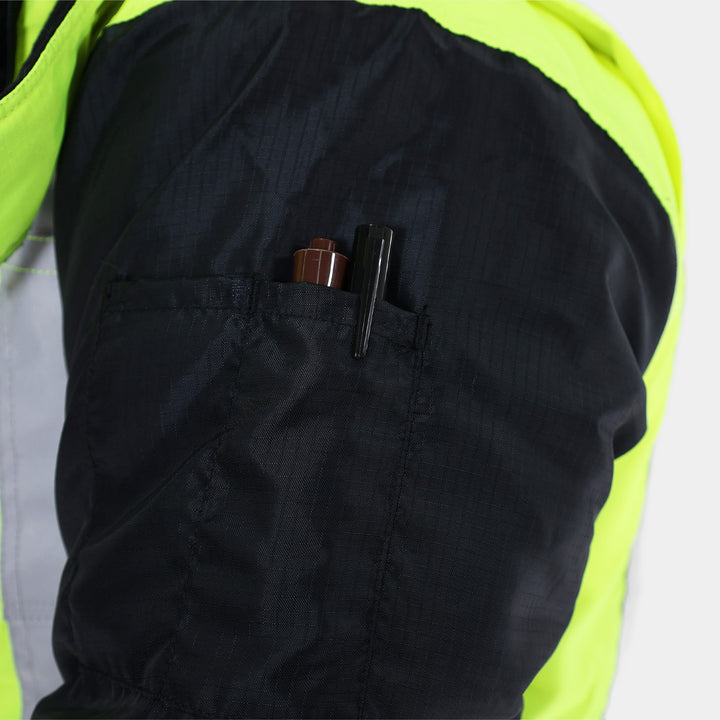 Epik EV300 Reflex Pro Freezer Hi Vis Yellow Jacket Pen Holder