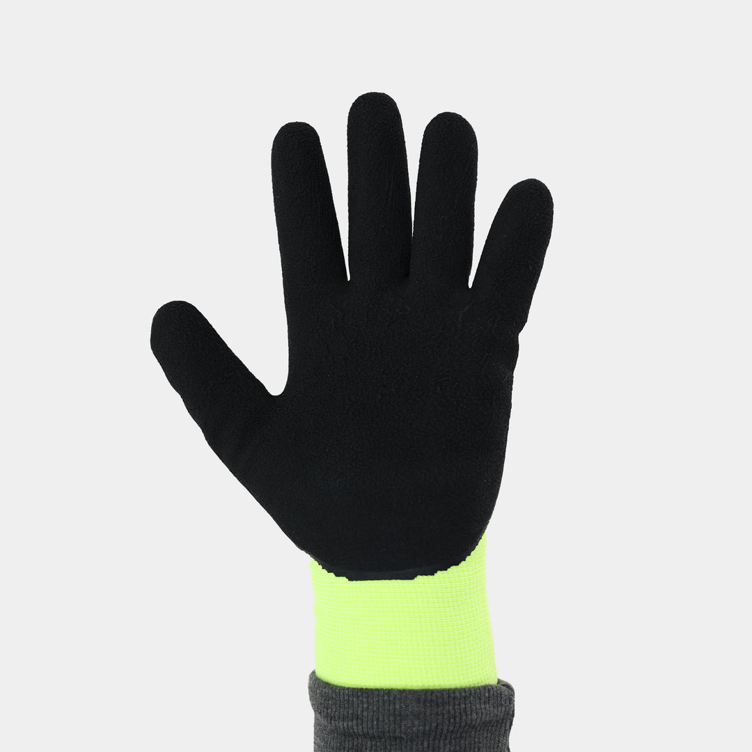Epik Dual Grip Hi Vis Yellow Thermal Glove Palm