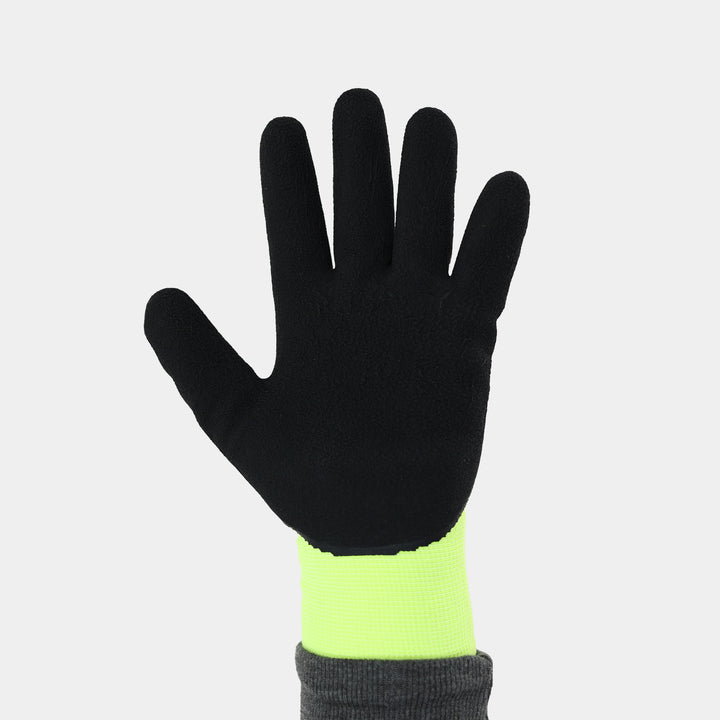 Epik Dual Grip Hi Vis Yellow Thermal Glove Palm