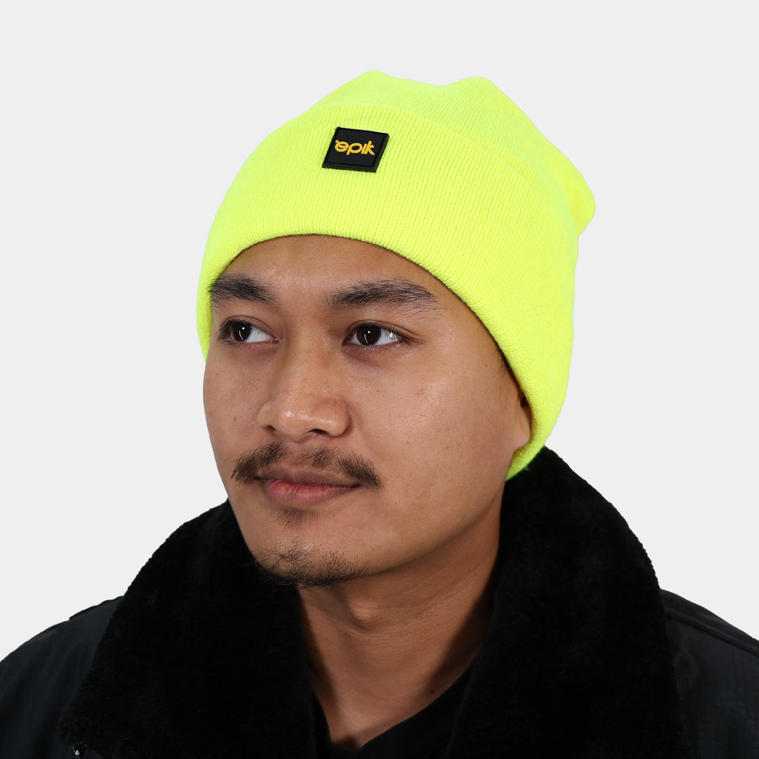 Epik Thermal Beanie Hi Vis Yellow front model