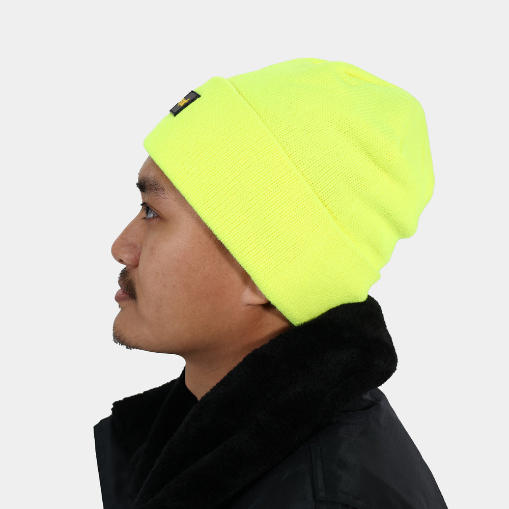 Epik Thermal Beanie Hi Vis Yellow side