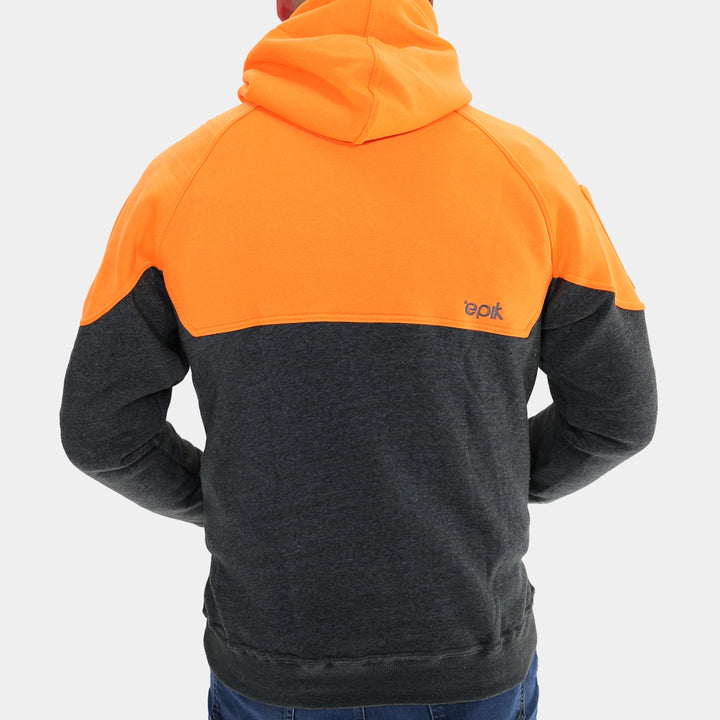 Epik Peak Hoodie Hi-Vis Orange back