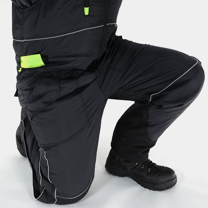 Epik Black Reflex Bib Overalls Flexible