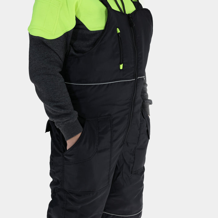 Epik Black Reflex Bib Overalls Side