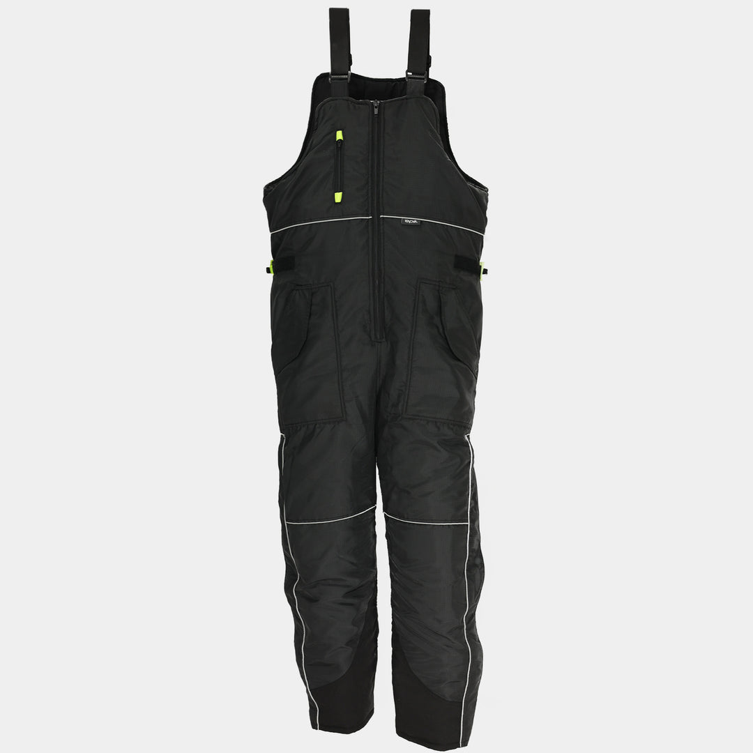 Epik Black Reflex Bib Overalls Front Cut Out PNG