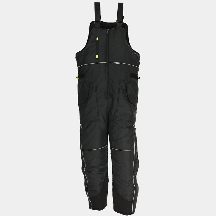 Epik Black Reflex Bib Overalls Front Cut Out PNG