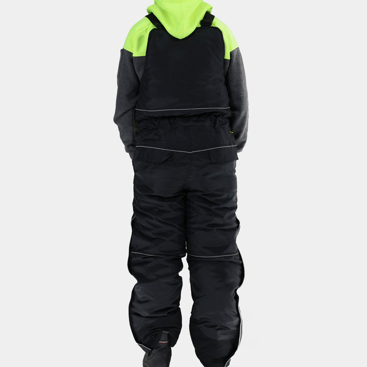 Epik Reflex Pro Black Insulated Bib Overalls Back