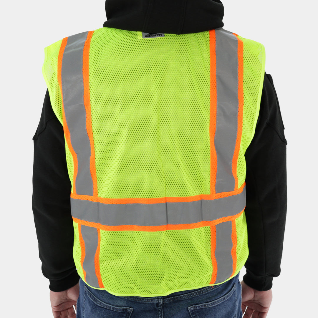 Premium Safety Vest With Zipper, Class 2