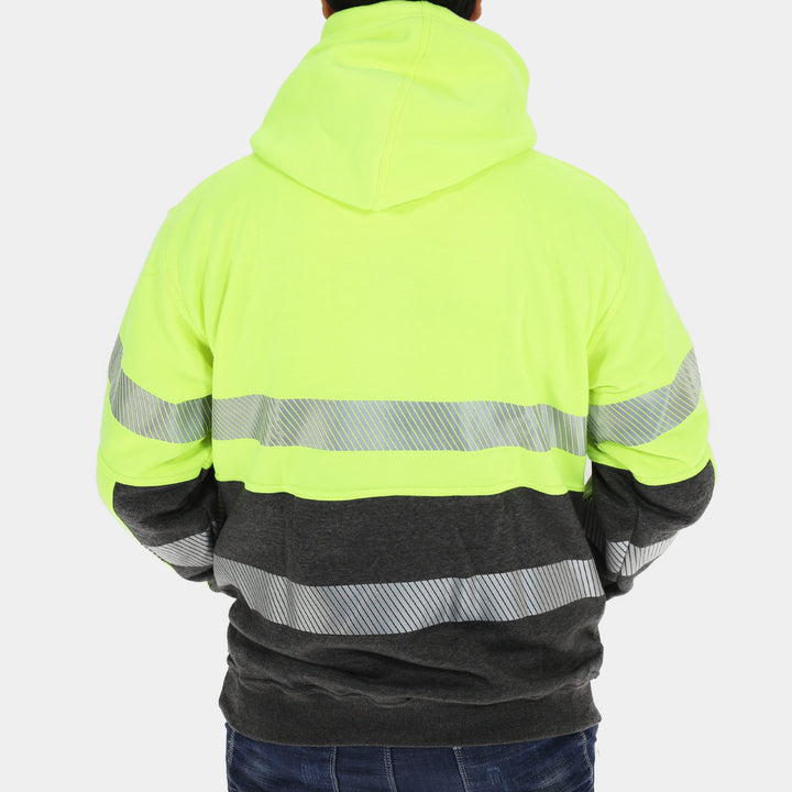 Epik Peak 2.0 Pullover ANSI Class 2 Hoodie in Yellow Back
