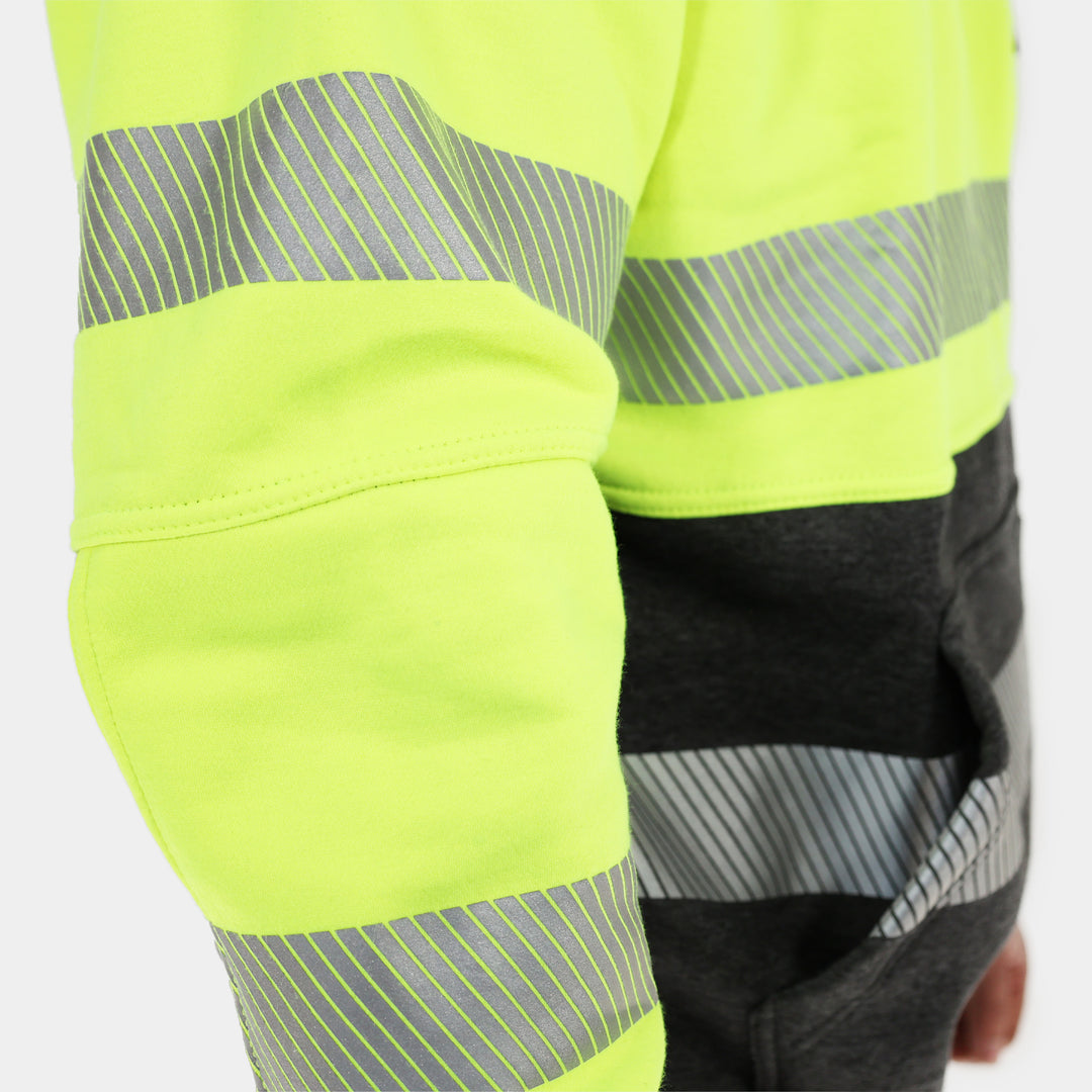 Epik Peak 2.0 Quarter Zip Sweater Yellow Reflective Tape