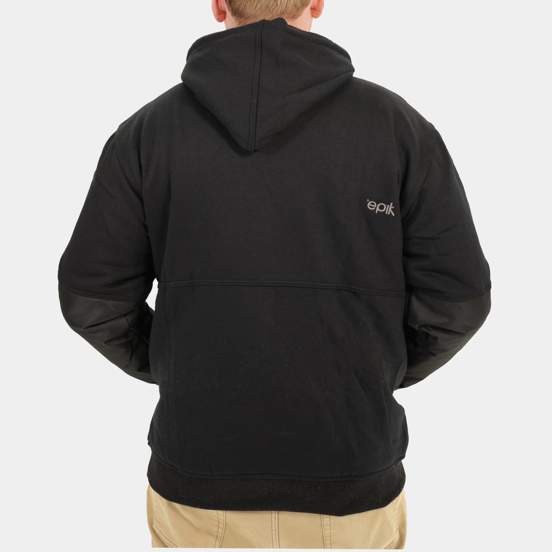 Epik Peak Pro Pull-Over Heavy Hoodie Black  Back