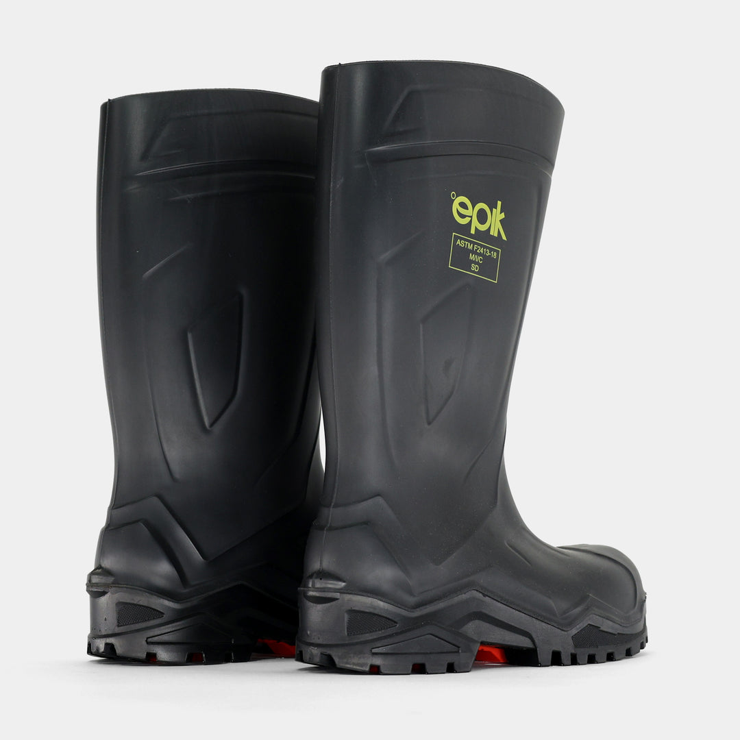 Power Safety Toe Electrical Maintenance Boot Pair Back