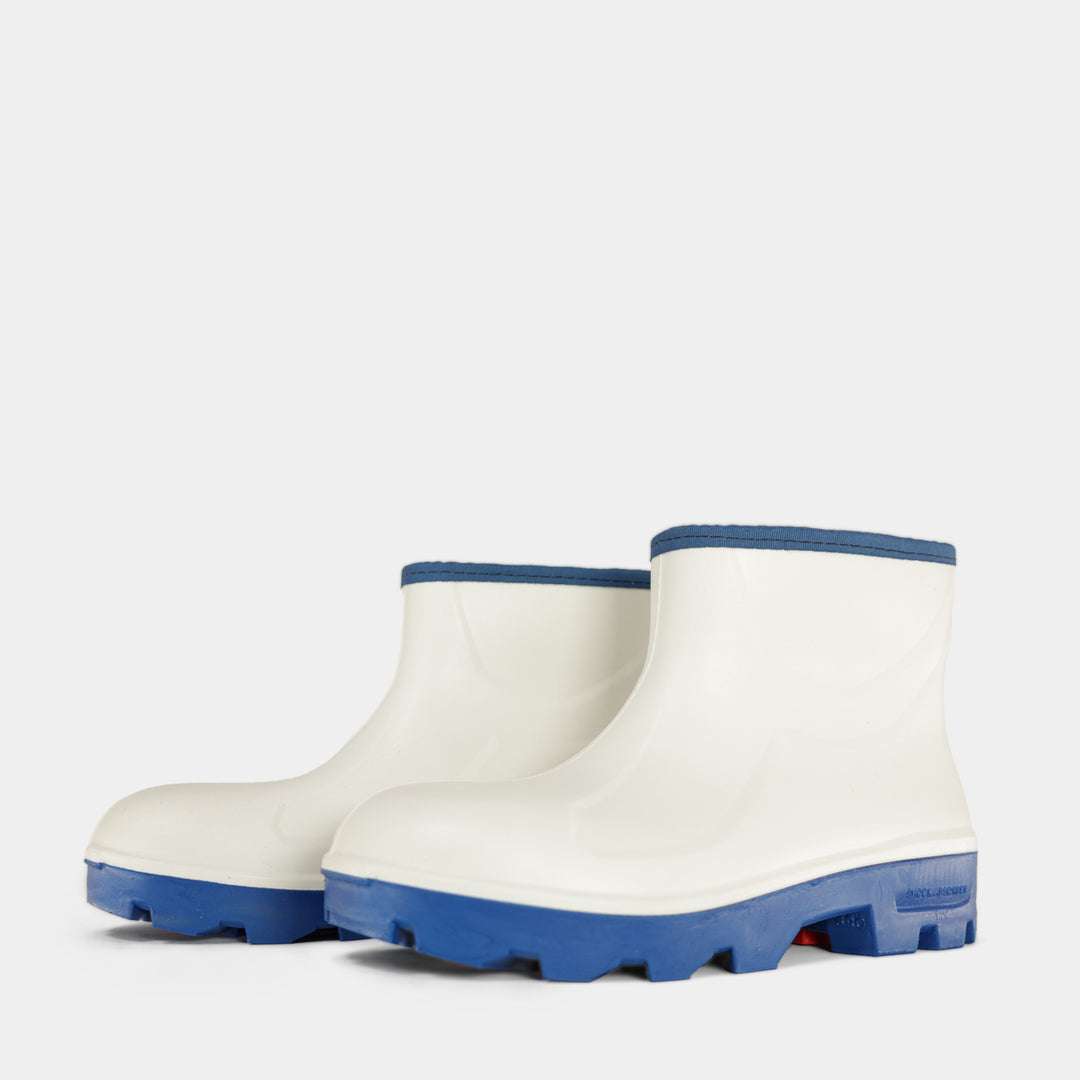 Epik Tread Safety Short Boot Composite Sanitation Footwear in White Pair front