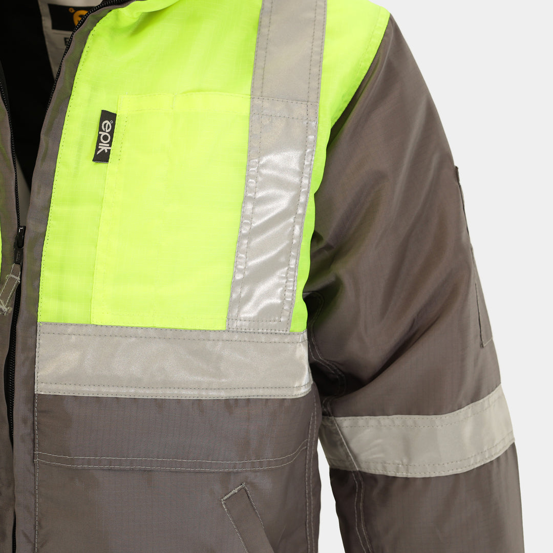 Epik Workwear Reflex Jacket in Grey Sale Item close up