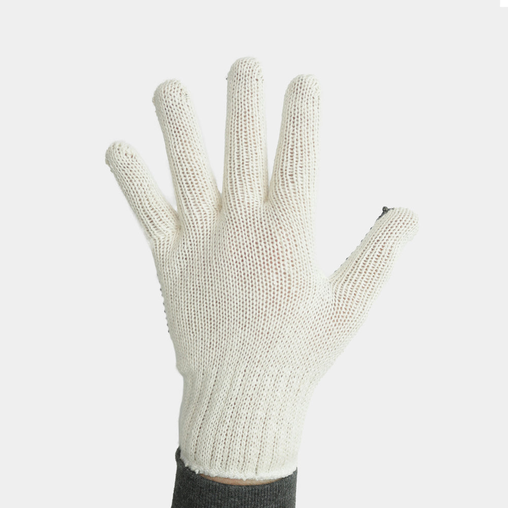 Cotton Polyester String Knit, 1 Sided PVC Dot Grip (12/ea) Back Epik