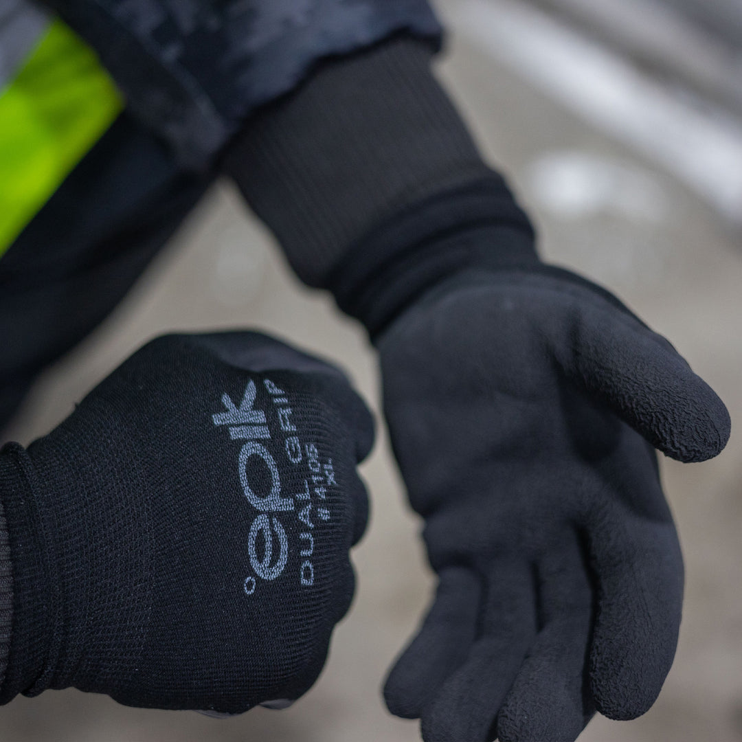 Epik Dual Grip Black Thermal Work Glove