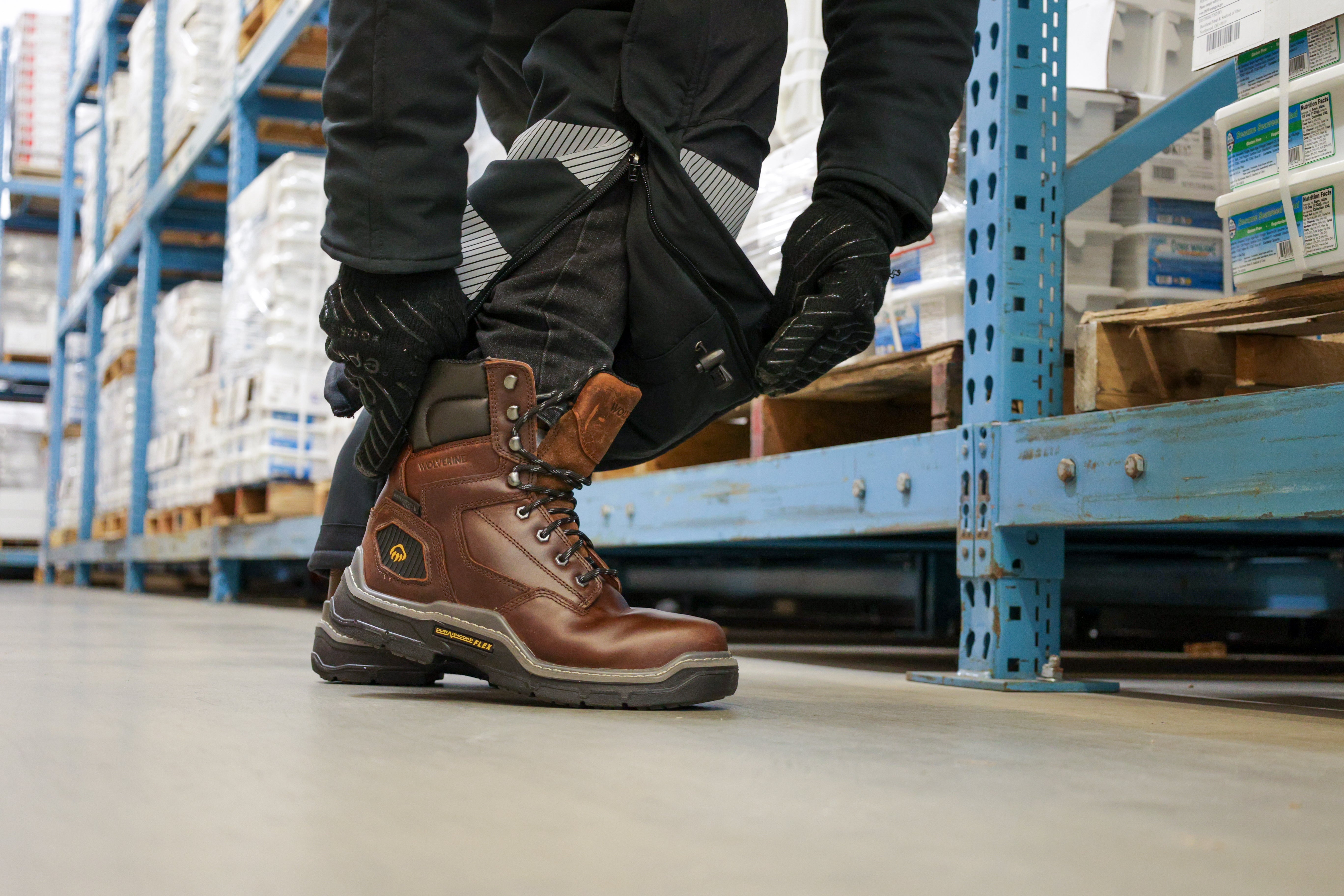 Work discount boot storage