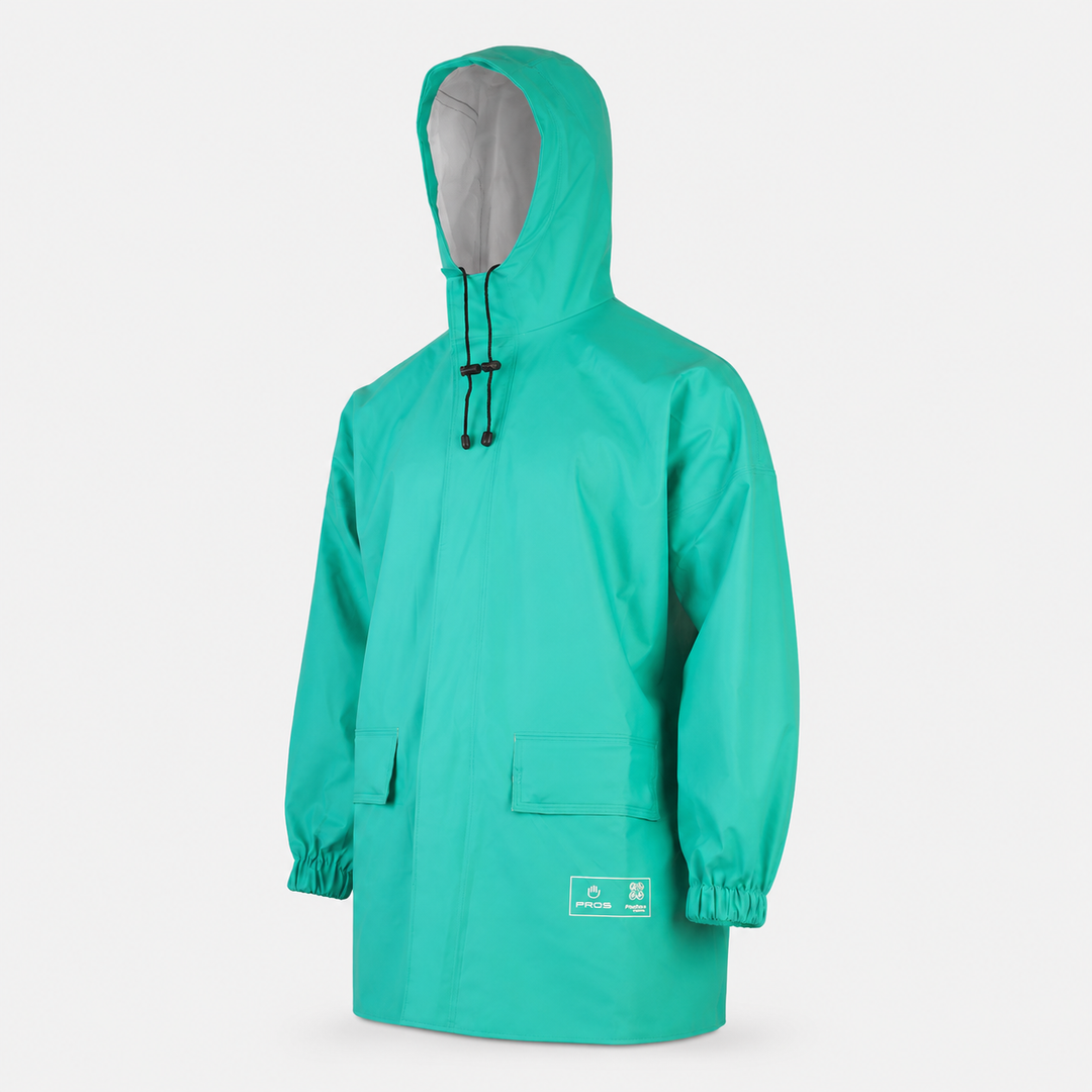 Pros Chemical Resistant Jacket, Green (1ea)