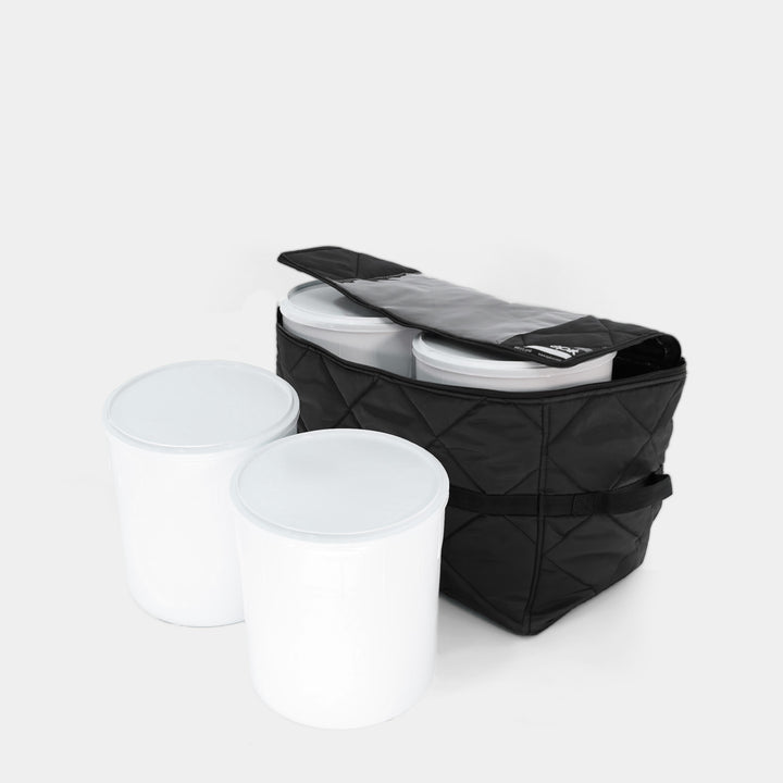 Epik Insulated Freezer Cooler Bag for Frozen Chill Goods Transportation and Storage Shipping Small Ice Cream Buckets