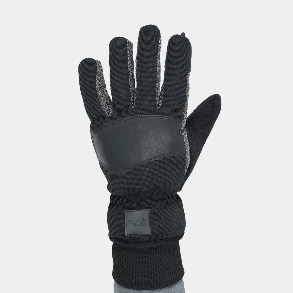Gloves - Epik Workwear Ambidextrous, Grip Insulated, Knit, Leather