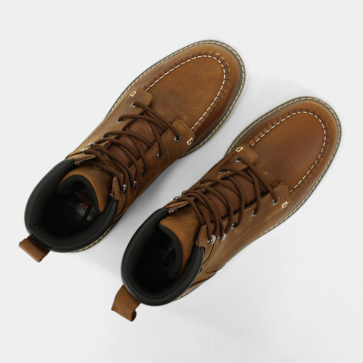 Trade Wedge Steel Toe Sudan Brown Boot