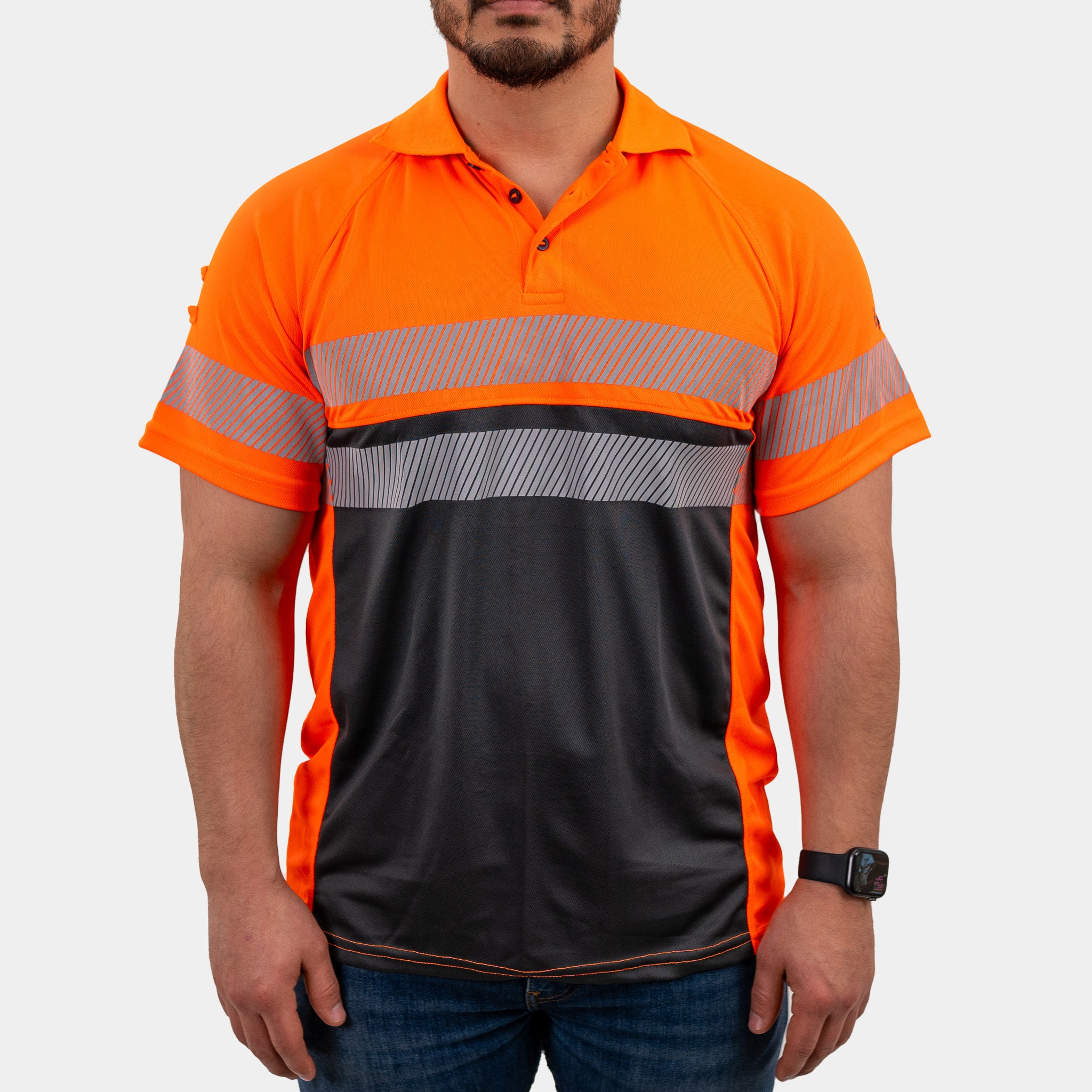 エンフォルド ENFOLD WIDE-ARM POLO-SHIRT オレンジ エンフォルド ENFOLD WIDE-ARM POLO-SHIRT オレンジ