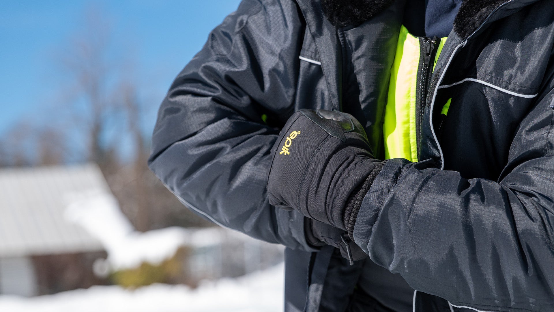 Epik Workwear Arctic Freezer insulated Leather Work Glove