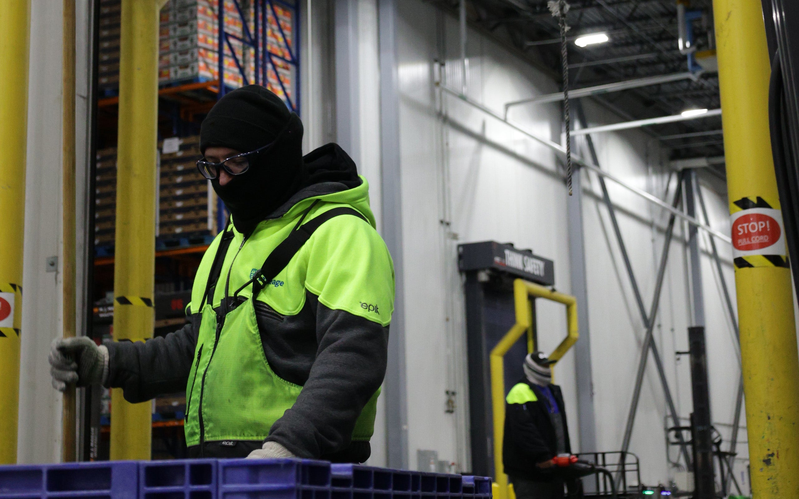 Hi vis on sale freezer wear
