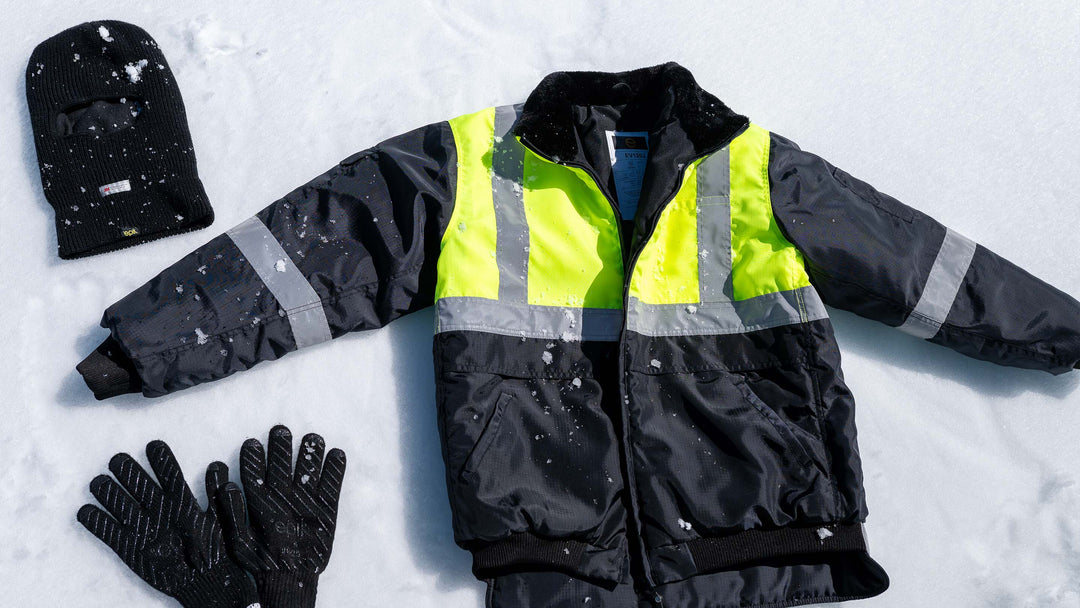 Reflex Jacket in the Snow Epik Workwear Outerwear insulated for the job