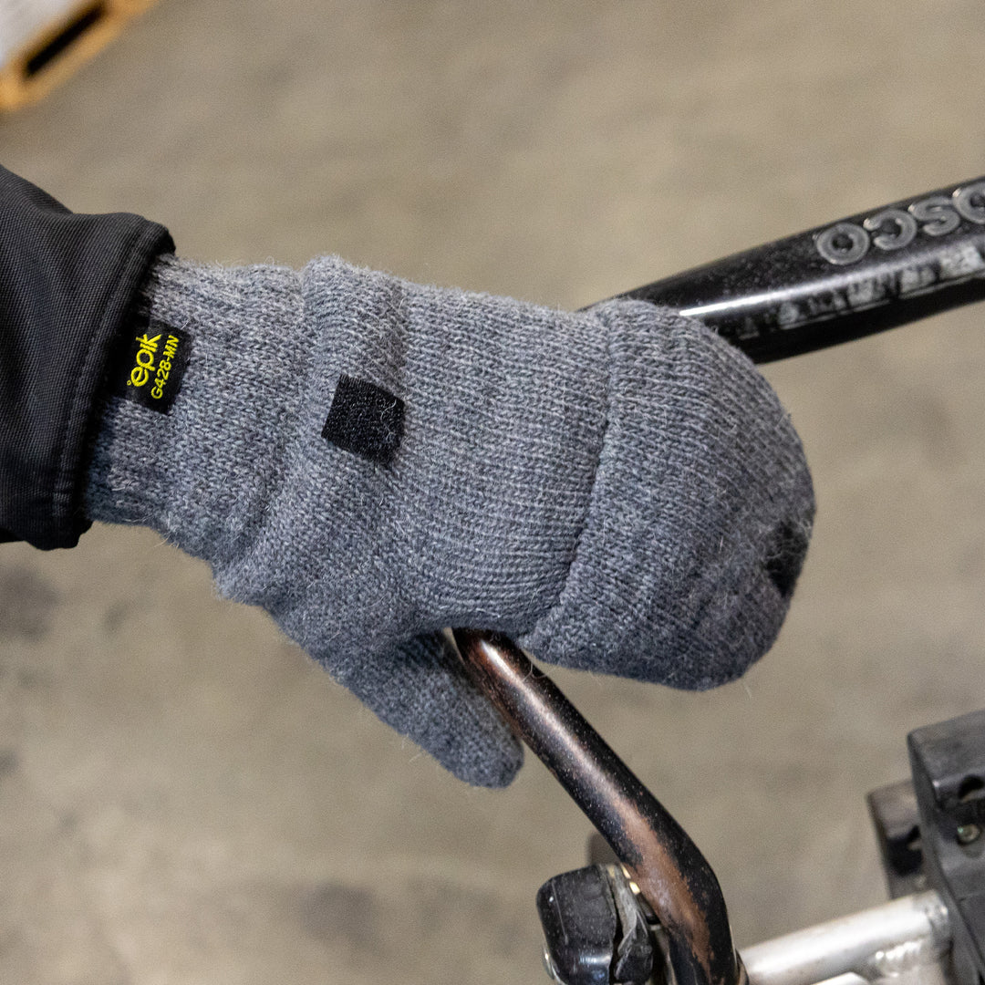 Hybrid Wool Mitten Glove