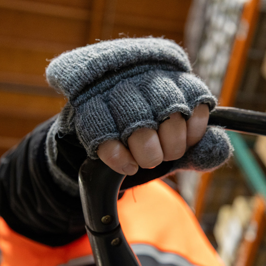 Hybrid Wool Mitten Glove